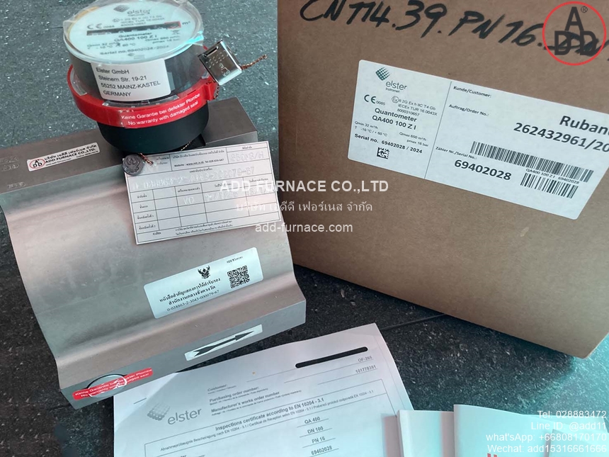 Quantometer QA400 100 ZI,Gas Meter QA400 Elster instromet(8)